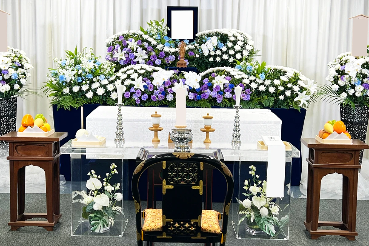 生花祭壇 家族葬プラン