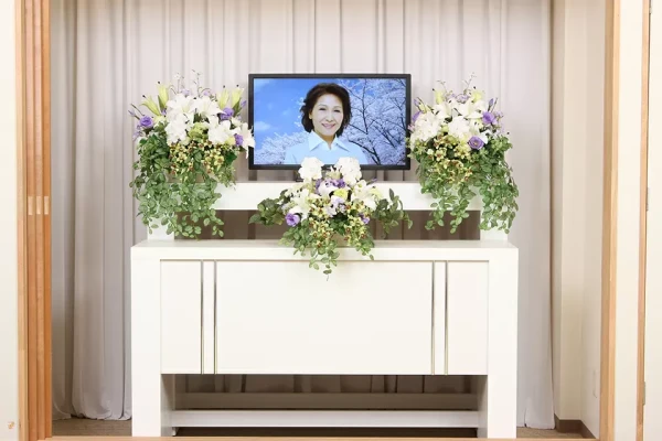 セレモニーホール松尾斎場で葬儀を行なった写真