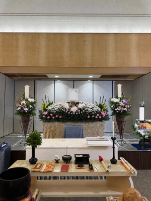 一結 株式会社で葬儀を行なった写真