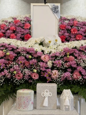 一結 株式会社で葬儀を行なった写真