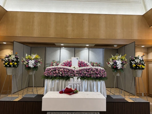 一結 株式会社で葬儀を行なった写真