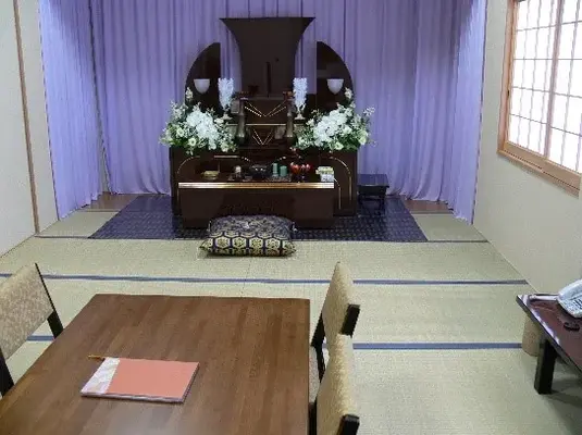 葵会館（家族葬ホール天路　下郡斎場）で葬儀を行なった写真