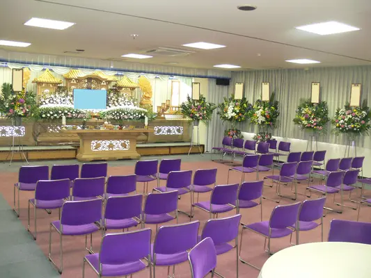 葵会館（家族葬ホール天路　下郡斎場）で葬儀を行なった写真
