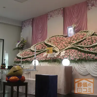 宝仙寺で葬儀を行なった写真