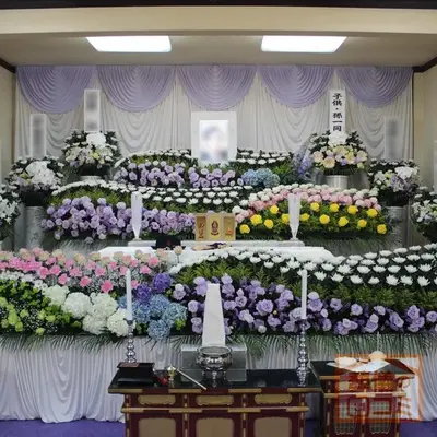 萬福寺で葬儀を行なった写真