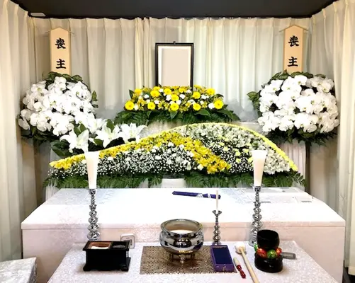 木場葬祭(鶴見ソローホール)で葬儀を行なった写真