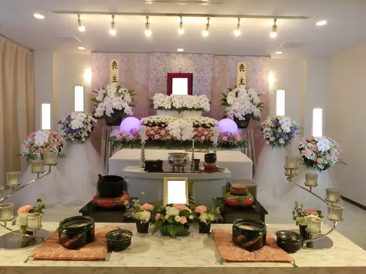木場葬祭(鶴見ソローホール)で葬儀を行なった写真