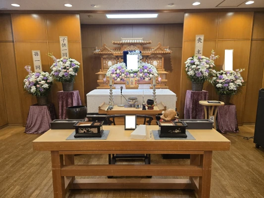 たかほう葬祭で葬儀を行なった写真