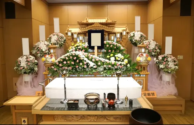 府中の森市民聖苑で葬儀を行なった写真