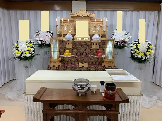 三寶寺 寶亀閣斎場で葬儀を行なった写真