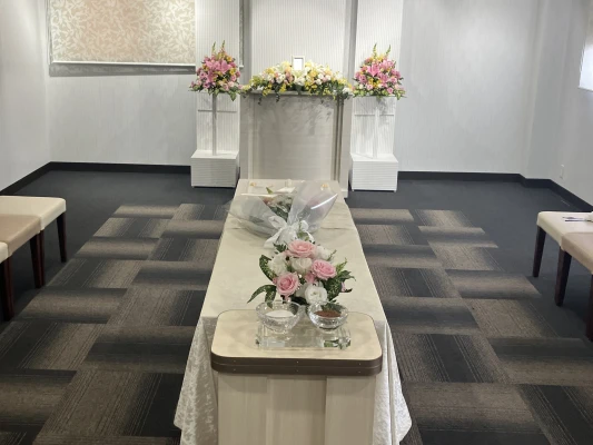 大和式礼で葬儀を行なった写真