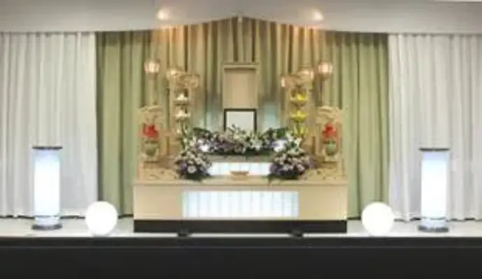 西口共栄社(男山会館)で葬儀を行なった写真
