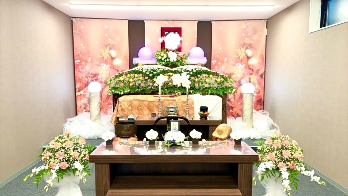 花勝葬祭庄和店で葬儀を行なった写真