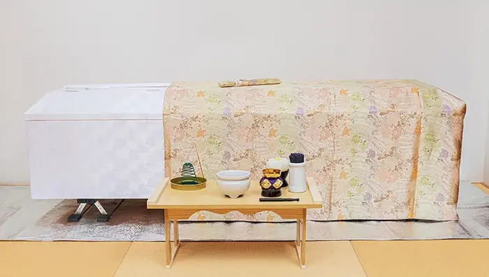 小さな森の家 松戸南花島で葬儀を行なった写真