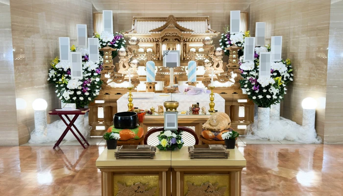 東葛福祉葬祭(流山家族葬ホール)で葬儀を行なった写真