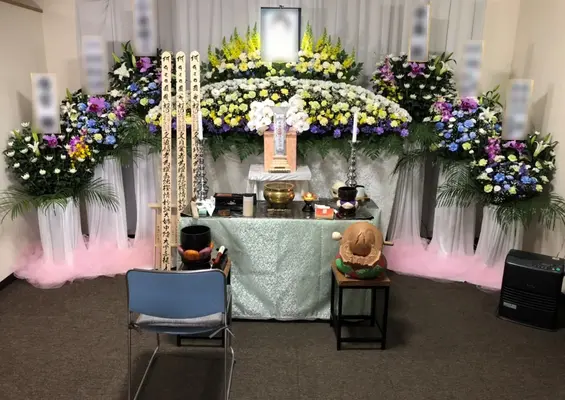 有限会社平安堂 やすらぎ葬祭(稲敷店)で葬儀を行なった写真