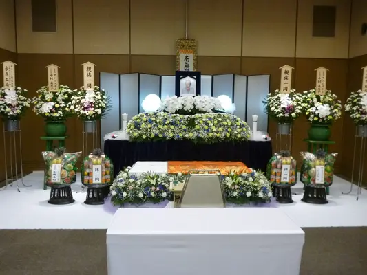 綜合葬祭セレモニーオーセ(やすらぎの東大阪家族葬ホール)で葬儀を行なった写真