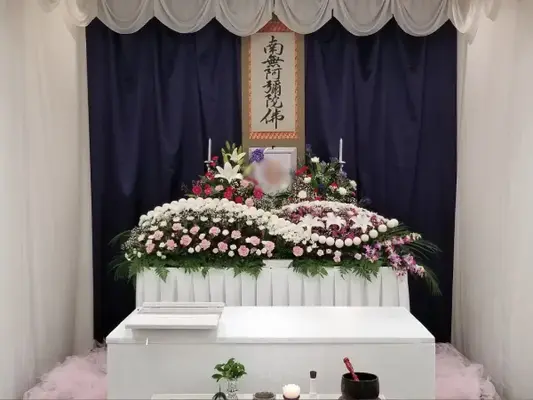親和葬祭（住吉営業所）で葬儀を行なった写真