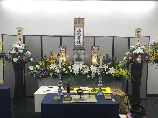 寝屋川市の家族葬メモリアルハートで葬儀を行なった写真