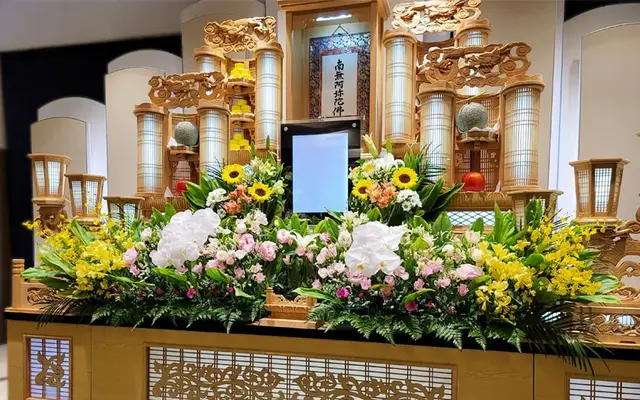 西口共栄社(交野営業所)で葬儀を行なった写真