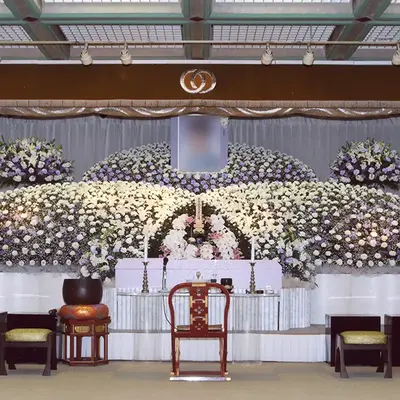 遠藤葬祭で葬儀を行なった写真