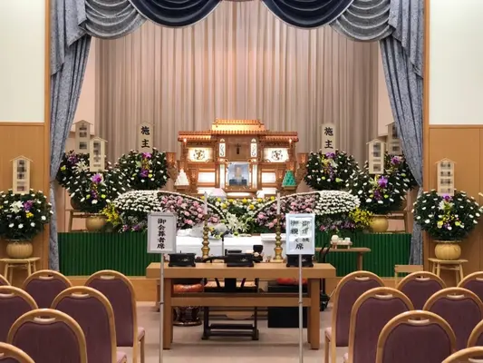 日光聖苑で葬儀を行なった写真