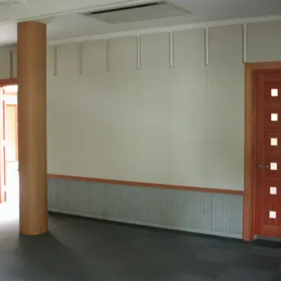 蓮清寺　敬信殿で葬儀を行なった写真
