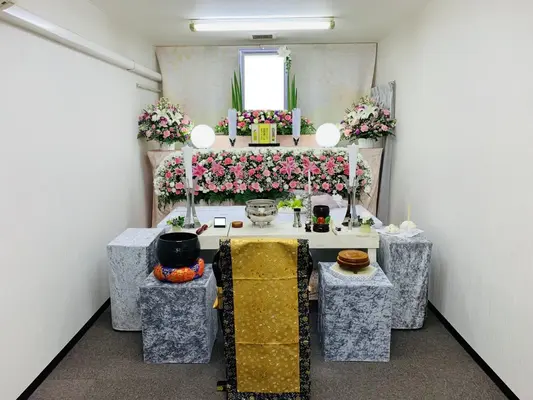 戸田サービス館で葬儀を行なった写真