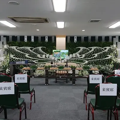 立ち華葬祭(メモリアルホールふじみ野)で葬儀を行なった写真