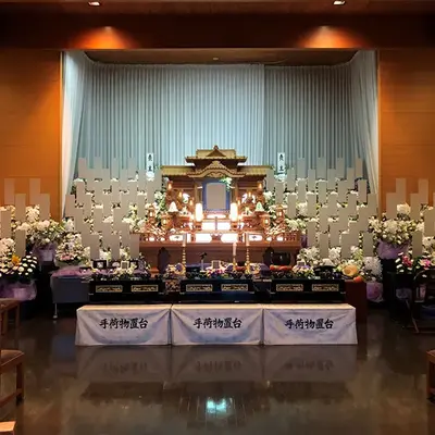 立ち華葬祭(メモリアルホールふじみ野)で葬儀を行なった写真