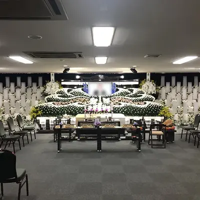 立ち華葬祭(メモリアルホールふじみ野)で葬儀を行なった写真