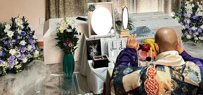 葬儀屋さんのゆいまーる稲城支店で葬儀を行なった写真