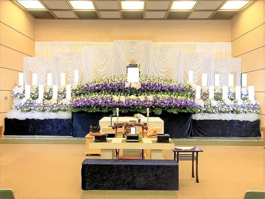 護国寺 桂昌殿で葬儀を行なった写真