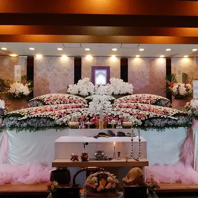 東京花壇祭典 品川営業所で葬儀を行なった写真