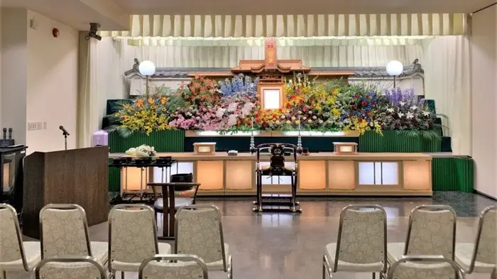 北野葬儀社(北野華苑 野幌)で葬儀を行なった写真