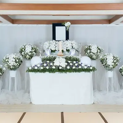明大前 天行社で葬儀を行なった写真