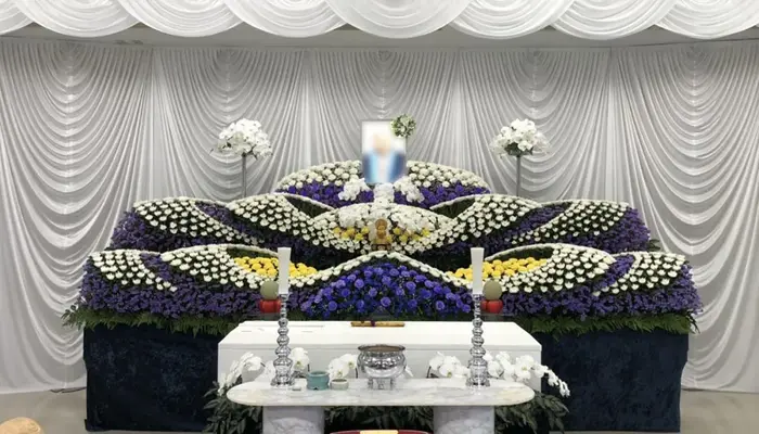 JA東京中央セレモニーセンター｜烏山 念仏堂で葬儀を行なった写真