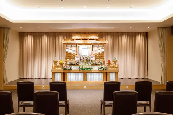 博全社(蘇我ホール)で葬儀を行なった写真