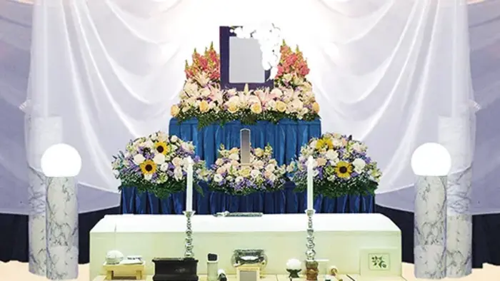 小さな森の家 柏花野井で葬儀を行なった写真