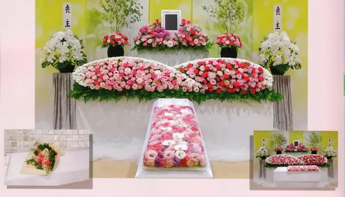 華園葬儀社逢恩堂(家族葬ホール華園)で葬儀を行なった写真