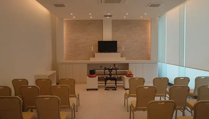 小さなお葬式 寝屋川ホールで葬儀を行なった写真