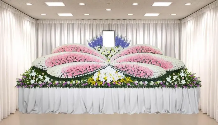 ふじみ式典(ゆかりえ海老名)で葬儀を行なった写真
