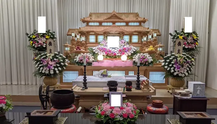 前橋市民葬祭で葬儀を行なった写真