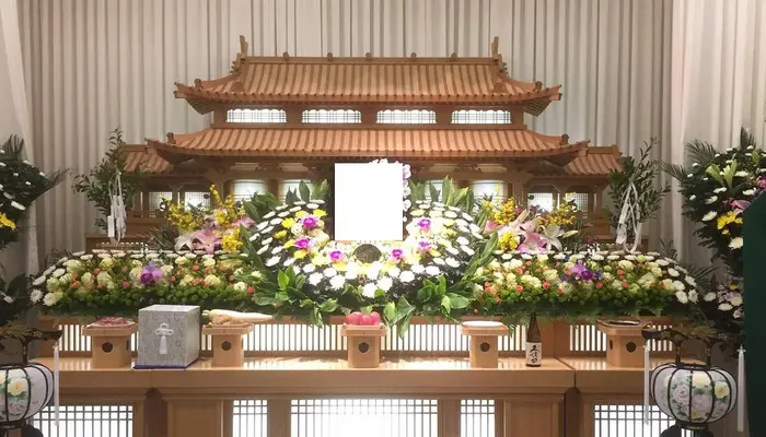 前橋市民葬祭で葬儀を行なった写真