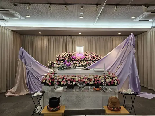 花々葬で葬儀を行なった写真