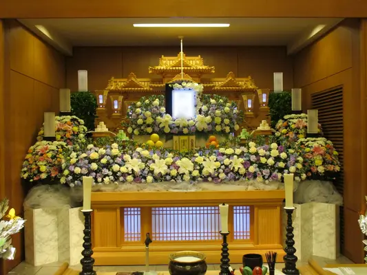 葬儀あんしん無料相談窓口(有)市民葬祭センターで葬儀を行なった写真