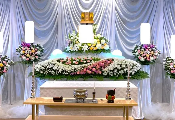 相談できるお葬式 市川営業所で葬儀を行なった写真