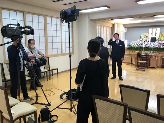 株式会社公益社(菊水元町営業所)で葬儀を行なった写真