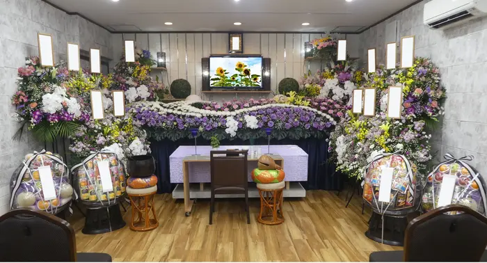 株式会社愛ほのぼの（ほのぼのホール）で葬儀を行なった写真