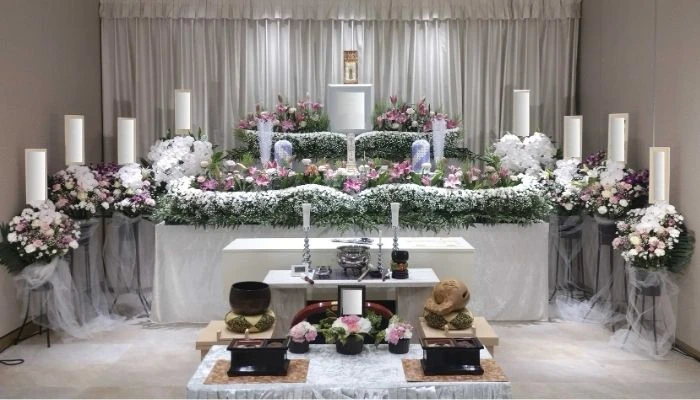 東京博善のお葬式(町屋営業所)で葬儀を行なった写真